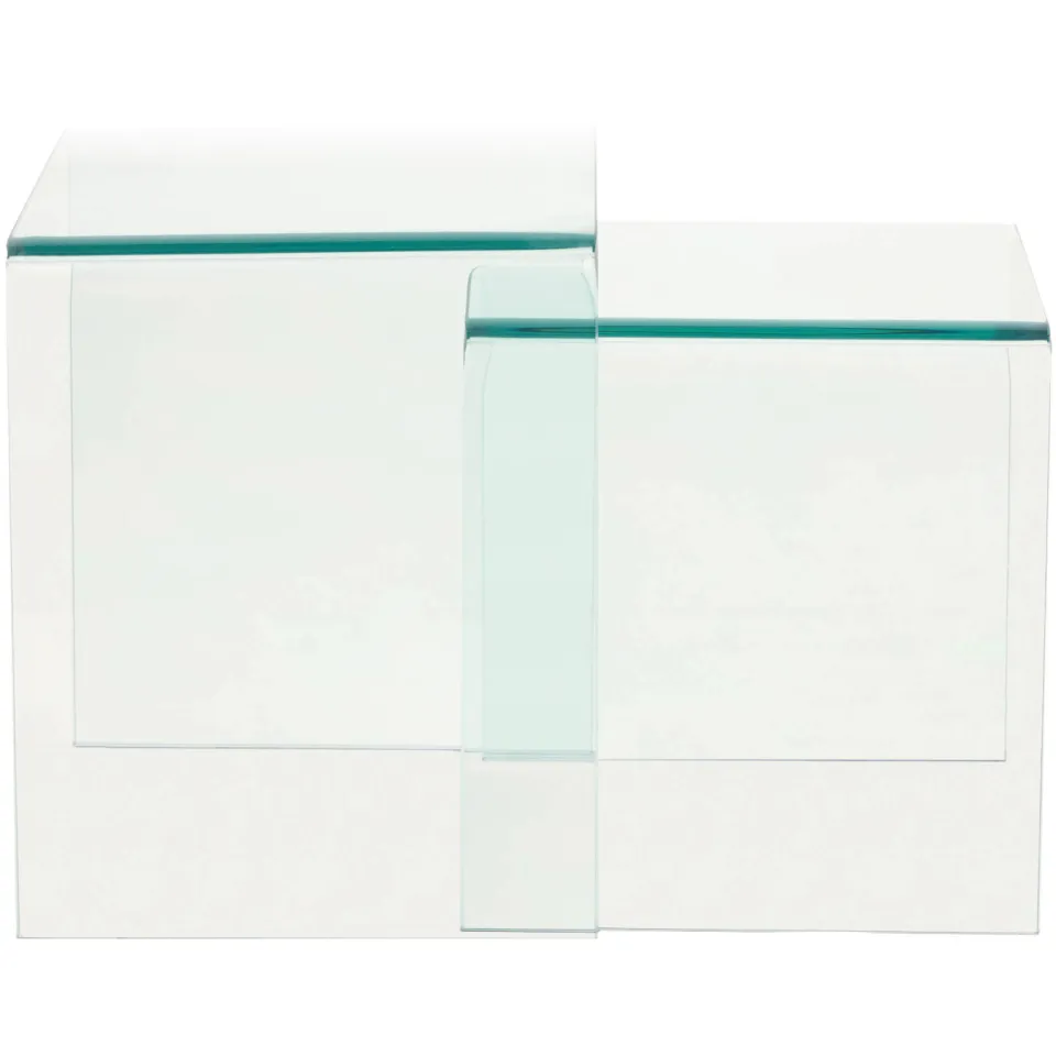 NOUS Living Arctic bijzettafel set van 2 transparant, foto 4