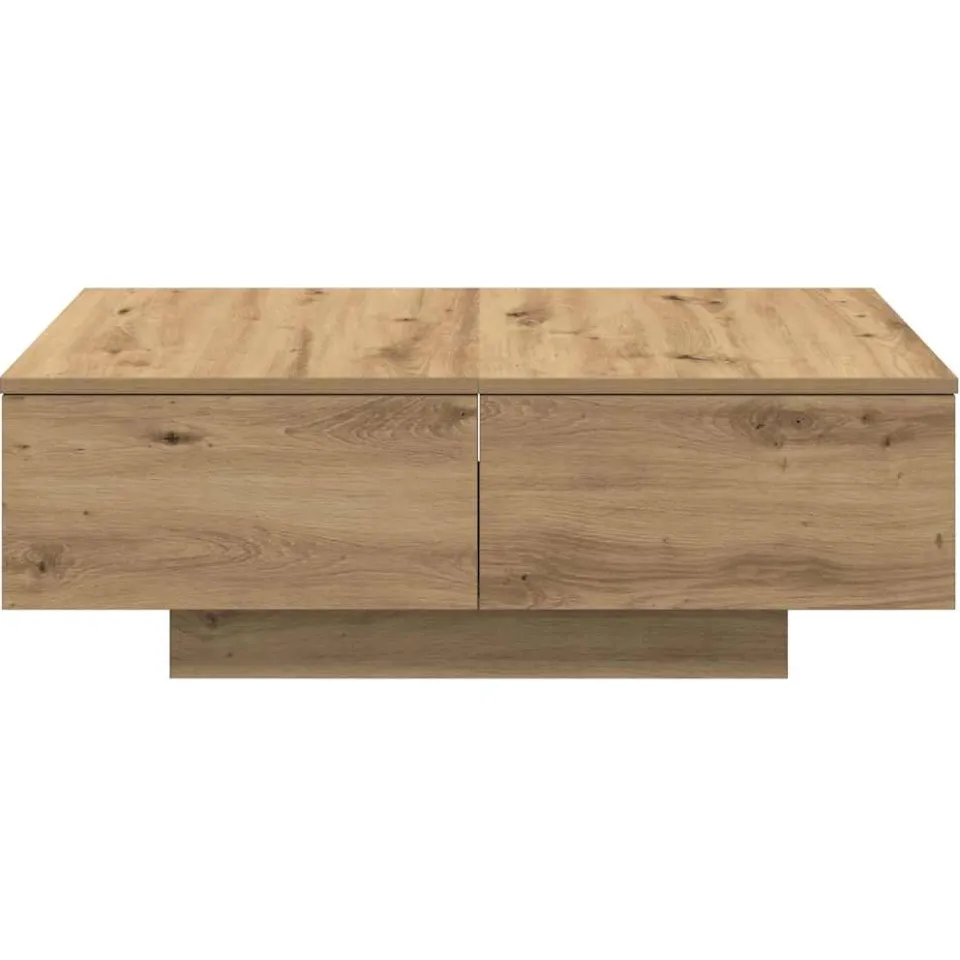 vidaXL Salontafel 90x60x31 cm bewerkt hout artisanaal eikenkleurig, foto 3