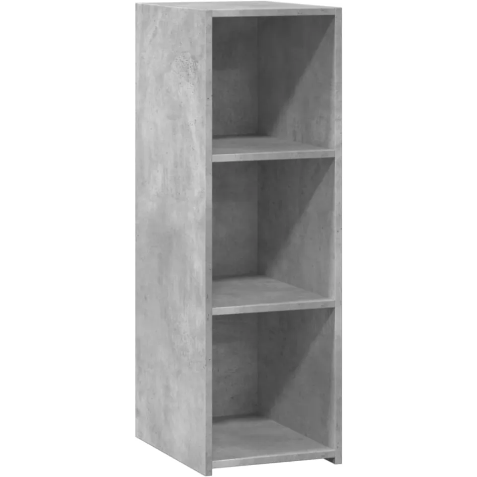 vidaXL Dressoir 30x41x93 cm bewerkt hout betongrijs grijs, foto 3