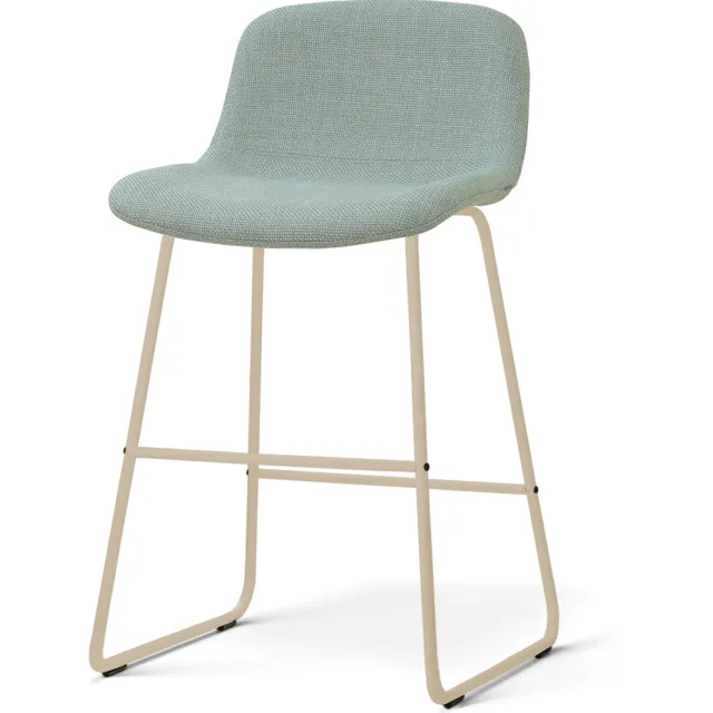 Nolon Nino-Mats barkruk saliegroen - beige onderstel - 65 cm