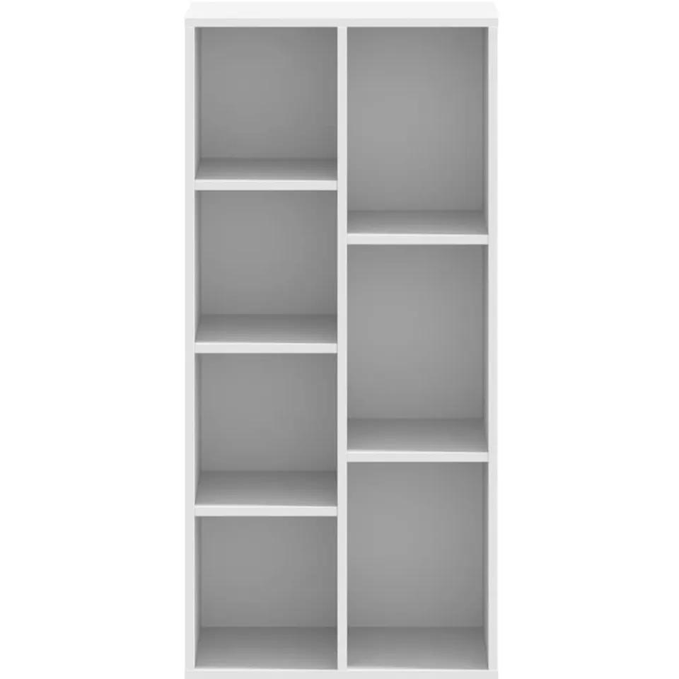 vidaXL Boekenkast 50x25x105 cm bewerkt hout wit, foto 4