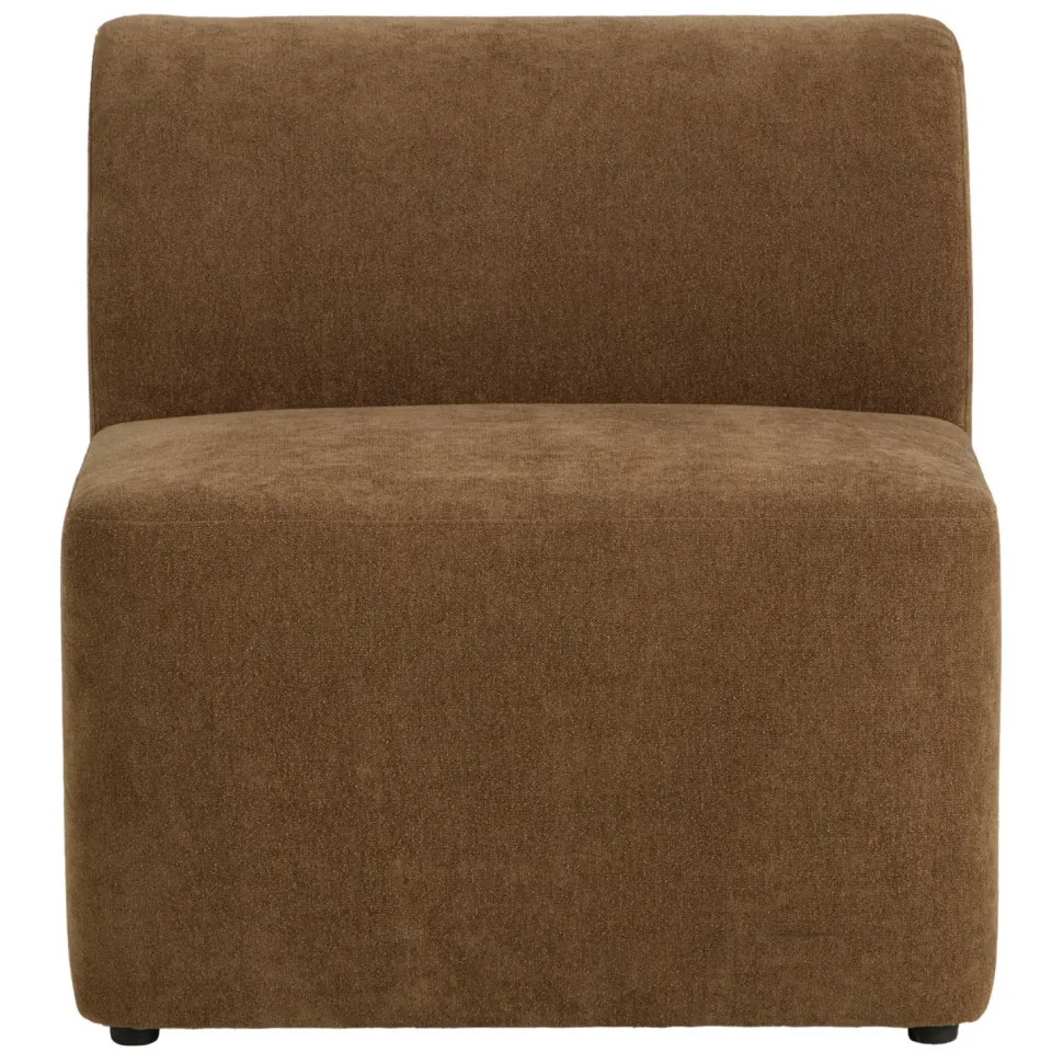 NOUS Living 1-zits element eetkamerbank Rhea bruin
