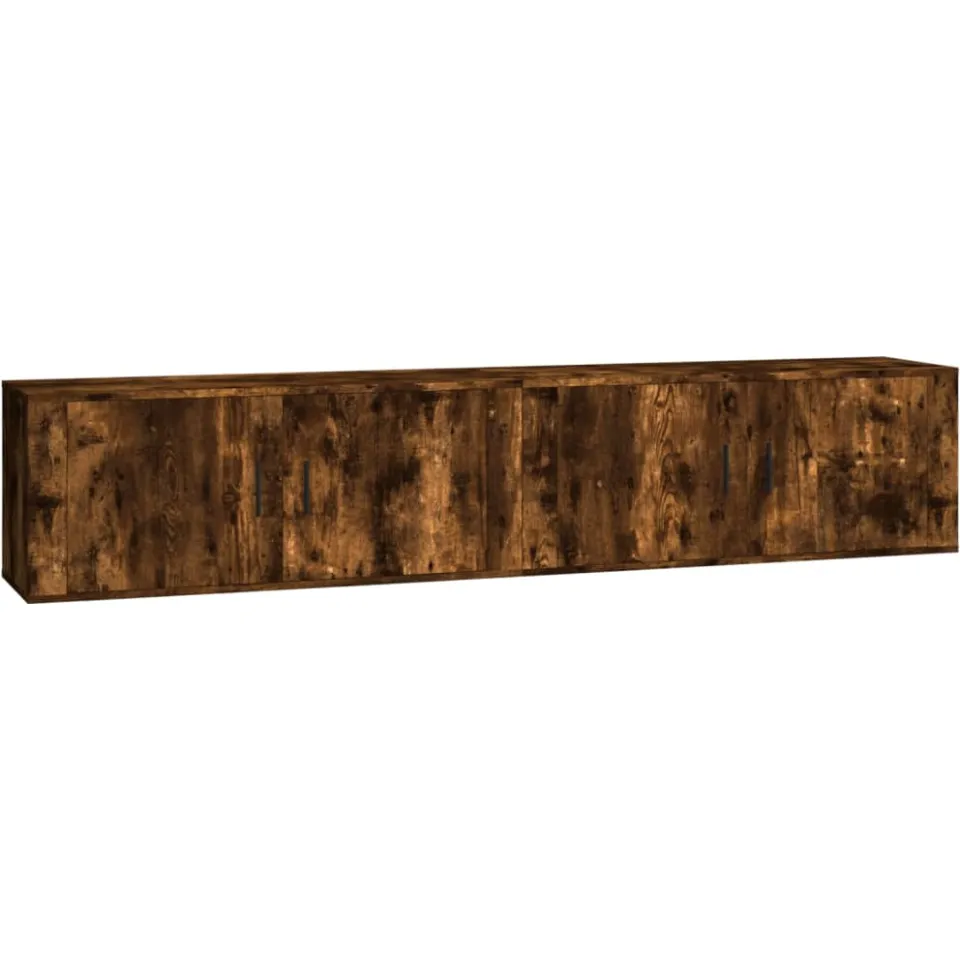 vidaXL Tv-wandmeubels 2 st 100x34,5x40 cm gerookt eikenkleurig, foto 3