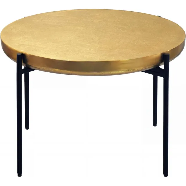 Cosmo Casa Salontafel - Aluminium - IJzeren onderstel - 63 x 63 x 41 cm Zie omschrijving