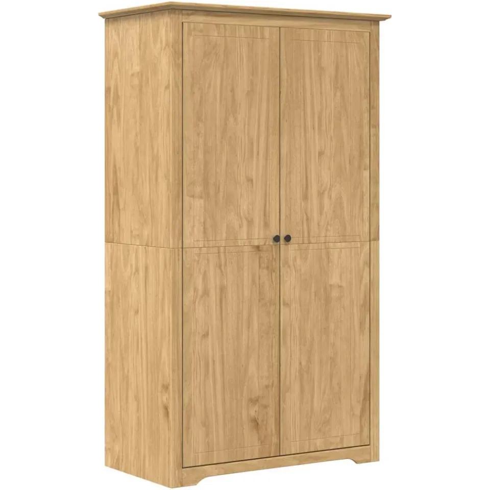 vidaXL Kledingkast BODO Honingbruin 99 x 53,5 x 173 cm bruin, foto 3