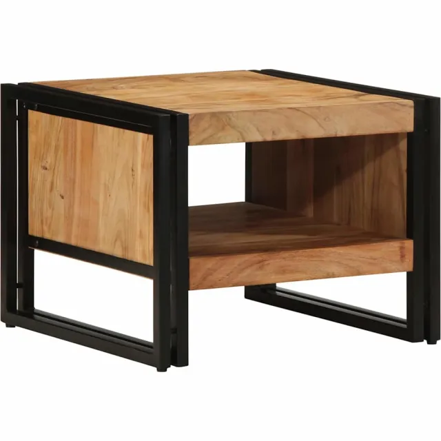 vidaXL Salontafel 50x50x38 cm massief acaciahout Bruin