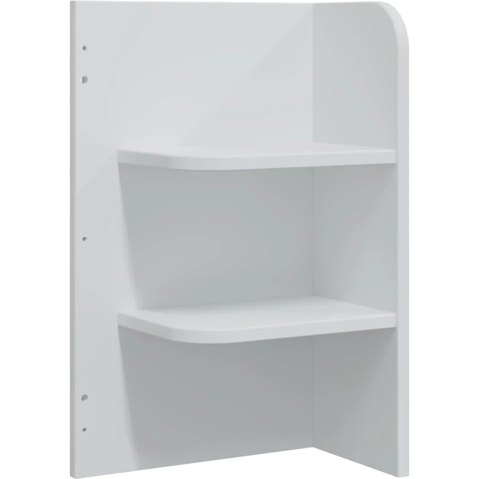 vidaXL Toilettafel Set FAUSKE 3 st Wit 76 x 50 x 143 cm