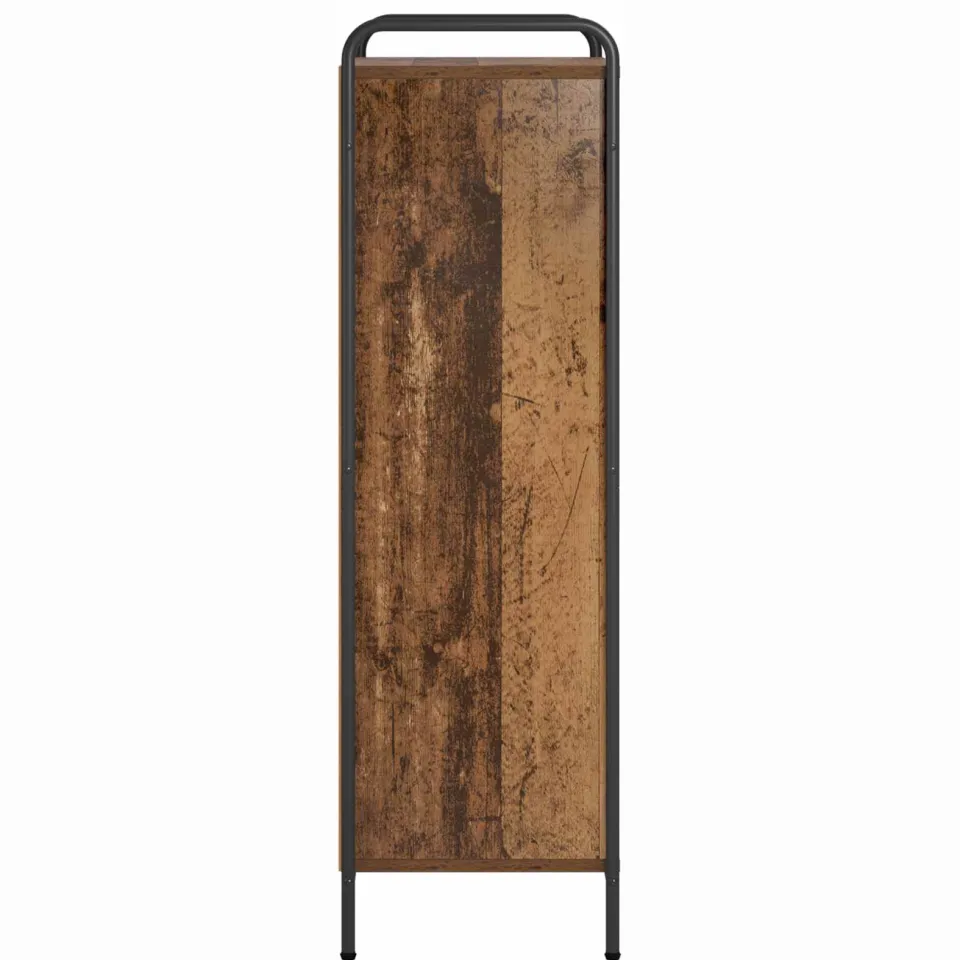 vidaXL Boekenkast 55,5 x 33 x 174 cm Bewerkt hout Oud hout bruin, foto 3