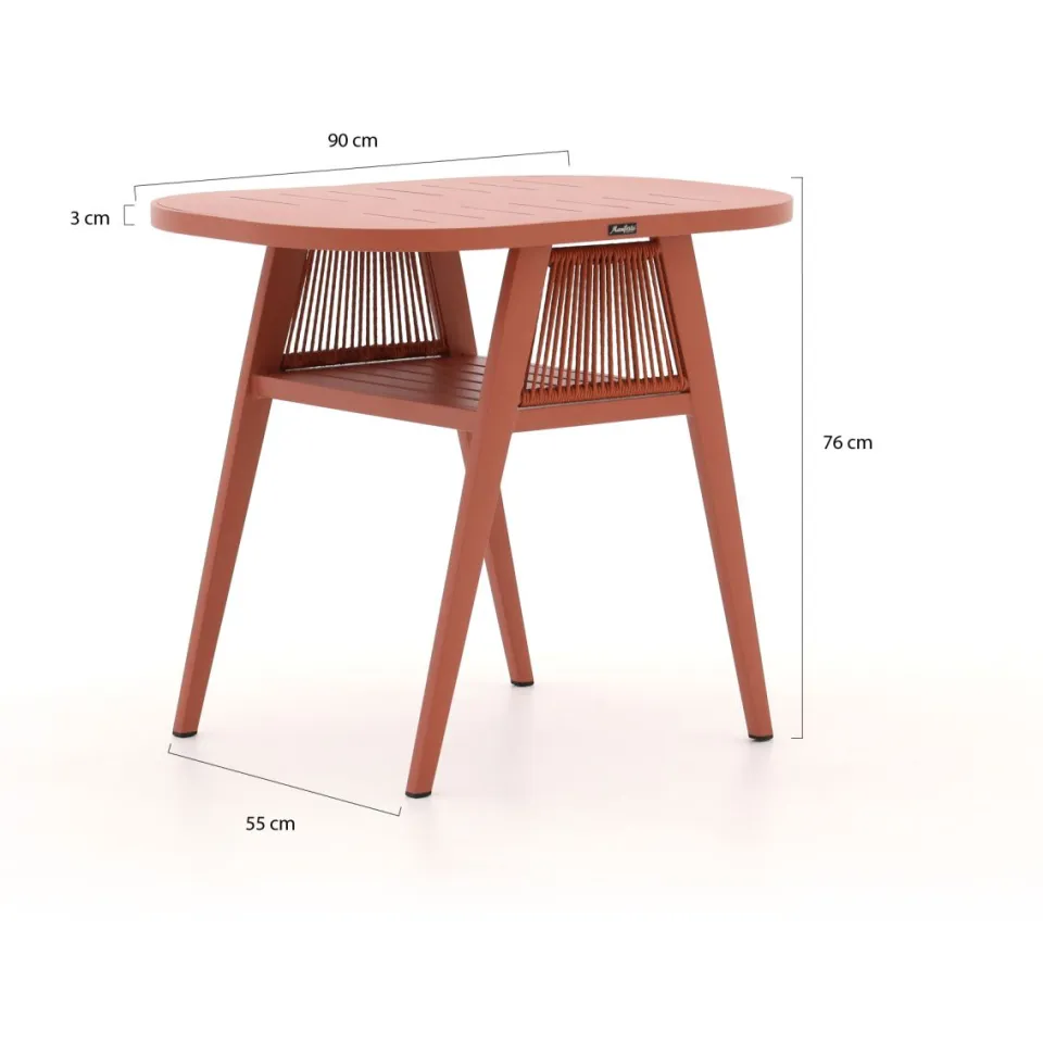 Manifesto Furniture Manifesto Borsea balkonset 3-delig taupe, foto 3