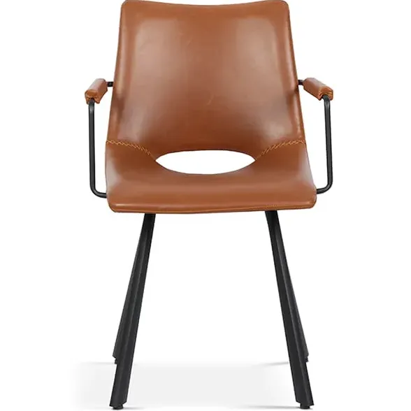 eetkamerstoel Tommy cognac, foto 2