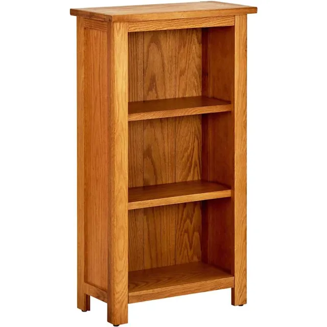 vidaXL Boekenkast 45x22,5x82 cm massief eikenhout Bruin