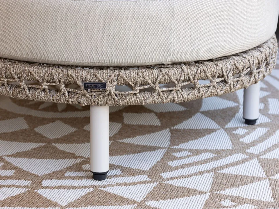 Intenso Furniture Intenso Nusco hoek loungeset 4-delig taupe, foto 4