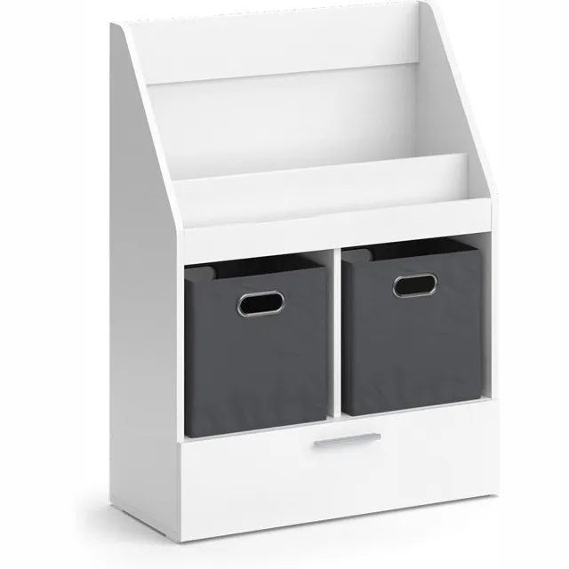 Vicco Luigi Boekenrek – 72 x 96.2 cm met vouwboxen Wit