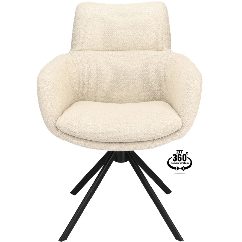 Wehkamp Home armstoel Sabi naturel