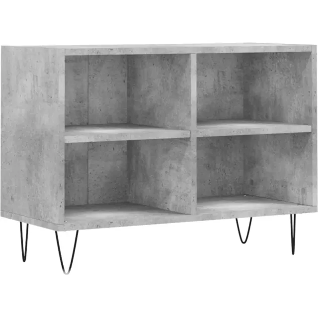 vidaXL Tv-meubel - 69,5x30x50 - cm - bewerkt - hout - betongrijs