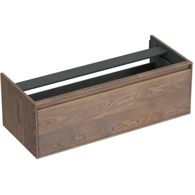 Forzalaqua Onderkast Forzalaqua Reno 120x51x40 Cm 1 La Softclose Eiken Havanna Bruin