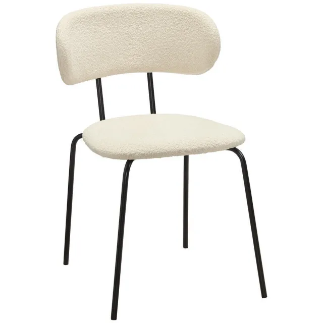 Kwantum Bolzano eetkamerstoel wit Off-white