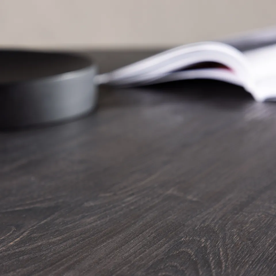 Nest living Trude houten eettafel donkerbruin - Ø 120 cm bruin, foto 4