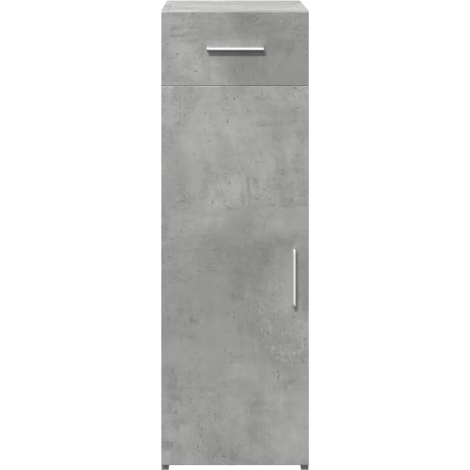 vidaXL Dressoir 30x42,5x93 cm bewerkt hout betongrijs grijs, foto 4