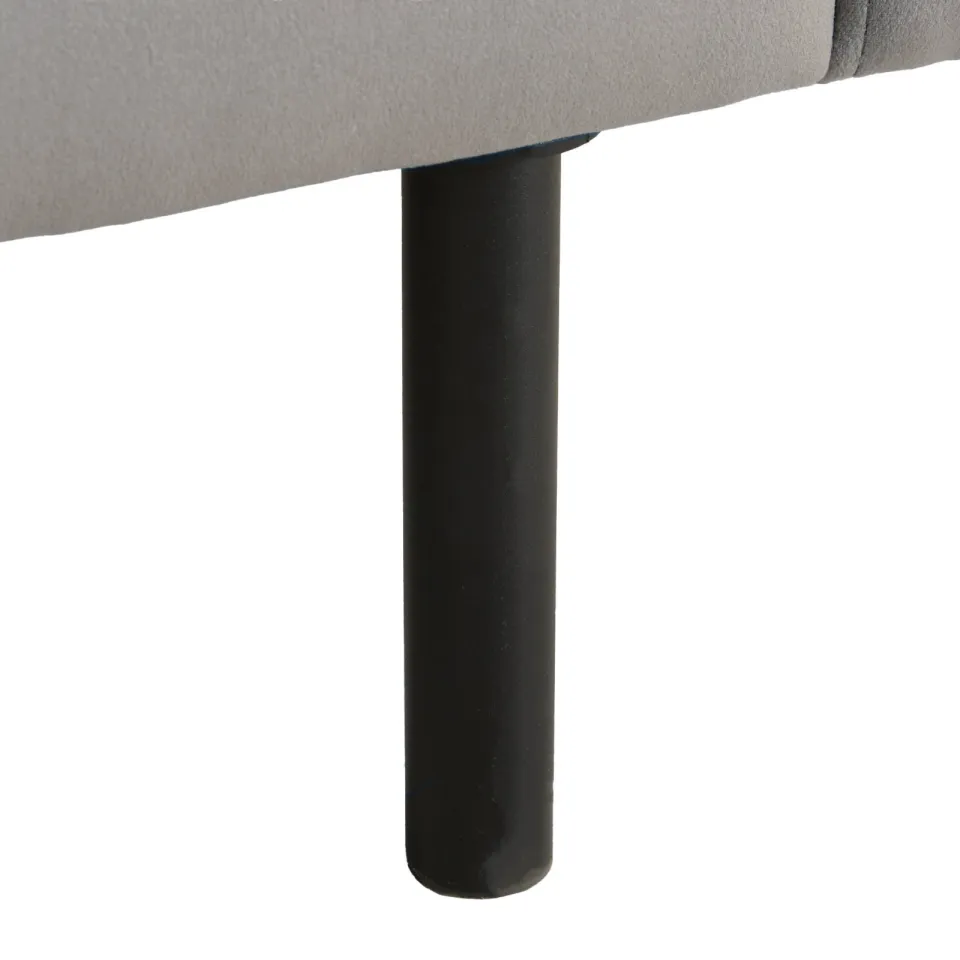NOUS Living velours 2-zitsbank Adam taupe, foto 6