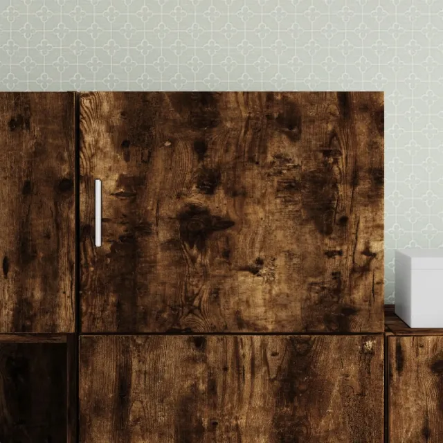 vidaXL Wandkast 50x42,5x40 cm bewerkt hout gerookt eikenkleurig, foto 4