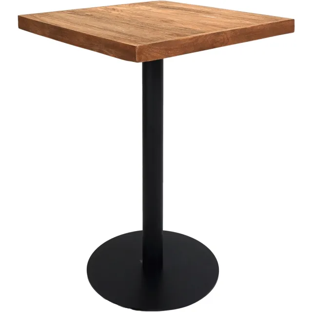 Home67 Bartafel Mangohout - 70 x 70 cm Bruin