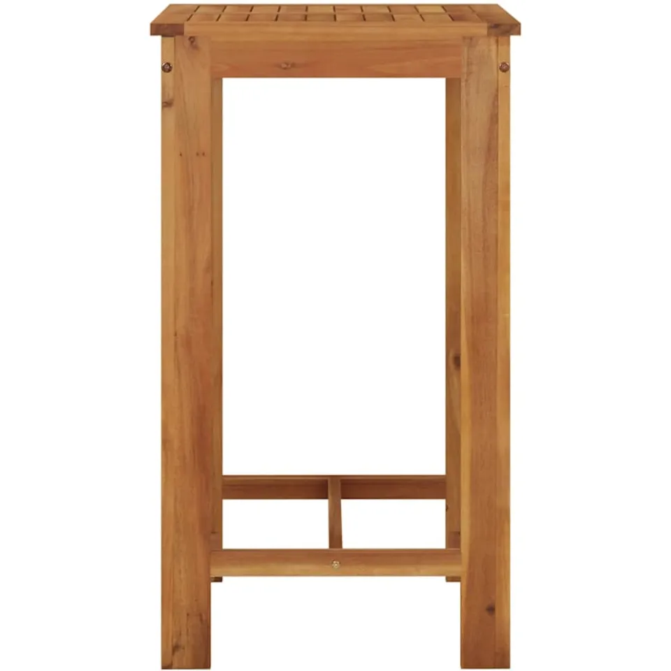 vidaXL Tuinbartafel 60x60x105 cm massief acaciahout bruin, foto 4
