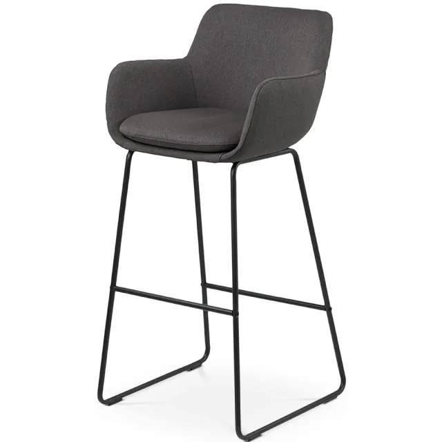 Lisomme Mare barkruk donkergrijs - 74 cm