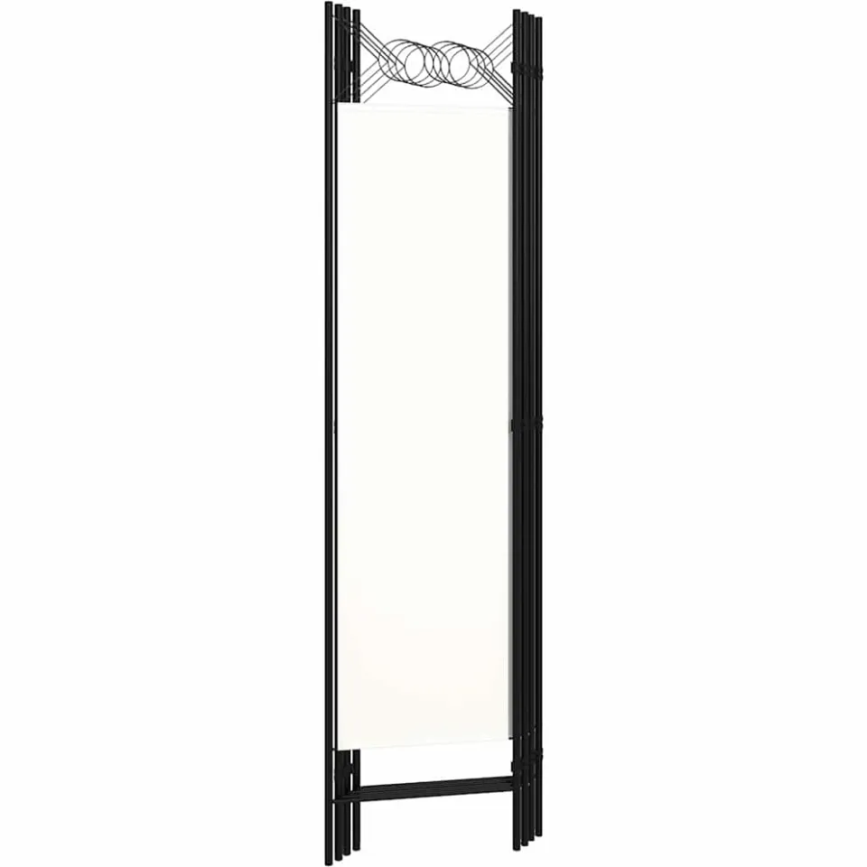 vidaXL Kamerscherm met 4 panelen 160x180 cm wit, foto 3