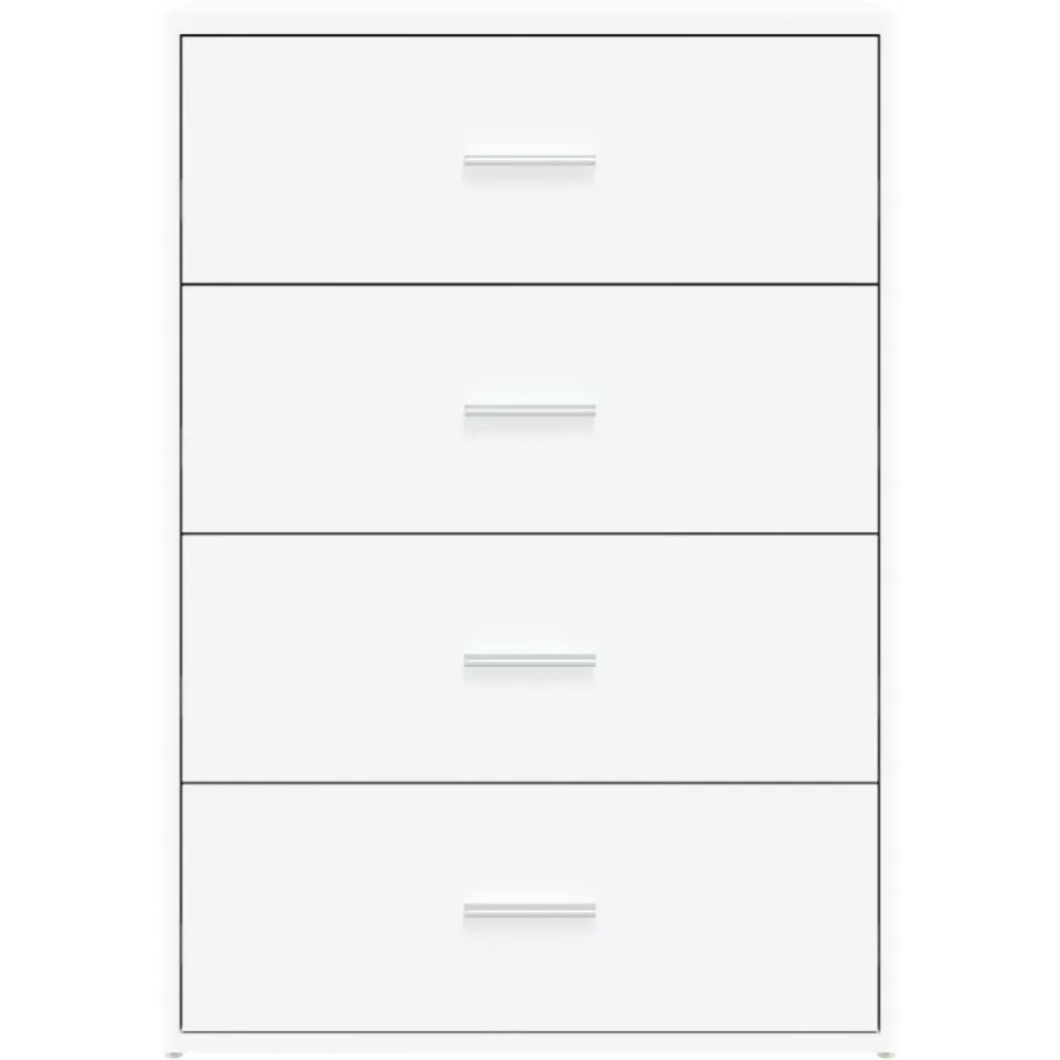 vidaXL Dressoir 60x31x84 cm bewerkt hout wit, foto 4
