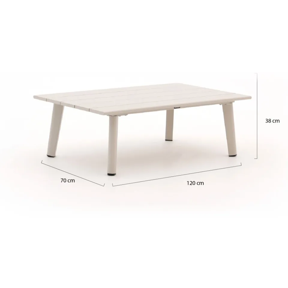 Manifesto Furniture Manifesto Ortezzano lounge tuintafel 120x70x38cm taupe, foto 3