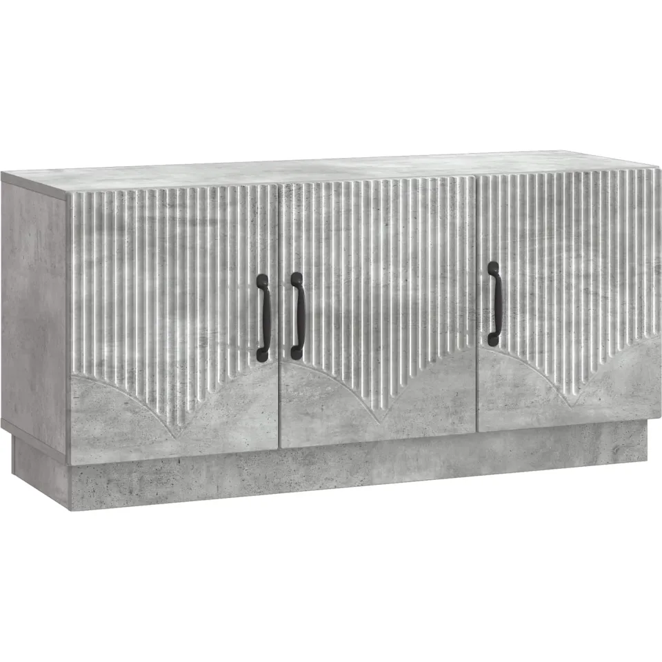 vidaXL TV-kast Betongrijs 99 x 34,5 x 47 cm Bewerkt hout
