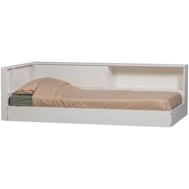 WOOOD Carter hoekbed wit white