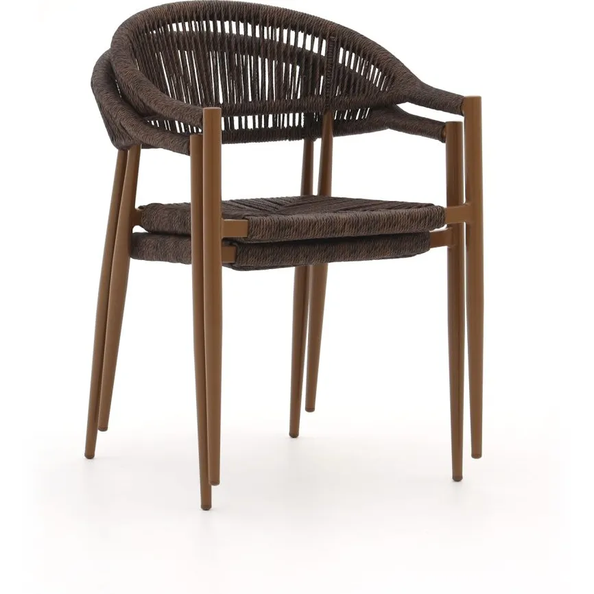 Manifesto Furniture Manifesto Belpasso dining tuinstoel stapelbaar Taupe
