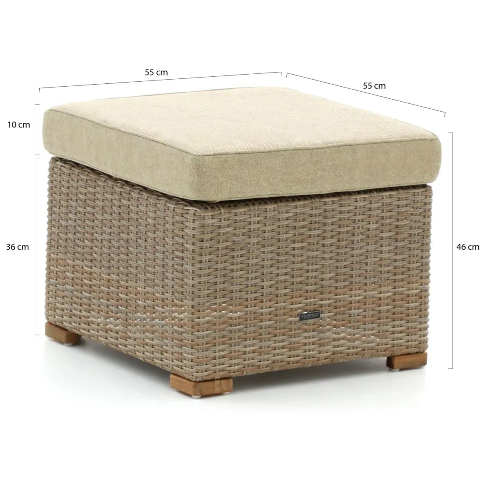 Intenso Furniture Intenso Mazzano lounge balkonset 3-delig Taupe