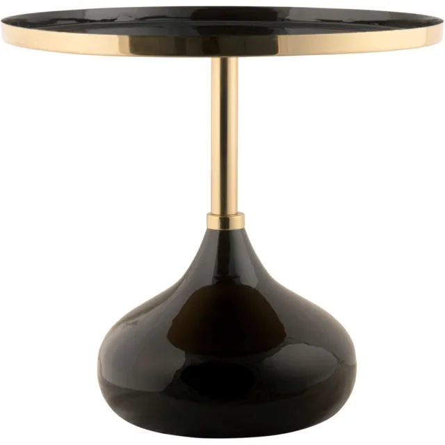Leitmotiv Bijzettafel Mila Large - Zwart - 50x50x48cm - Modern
