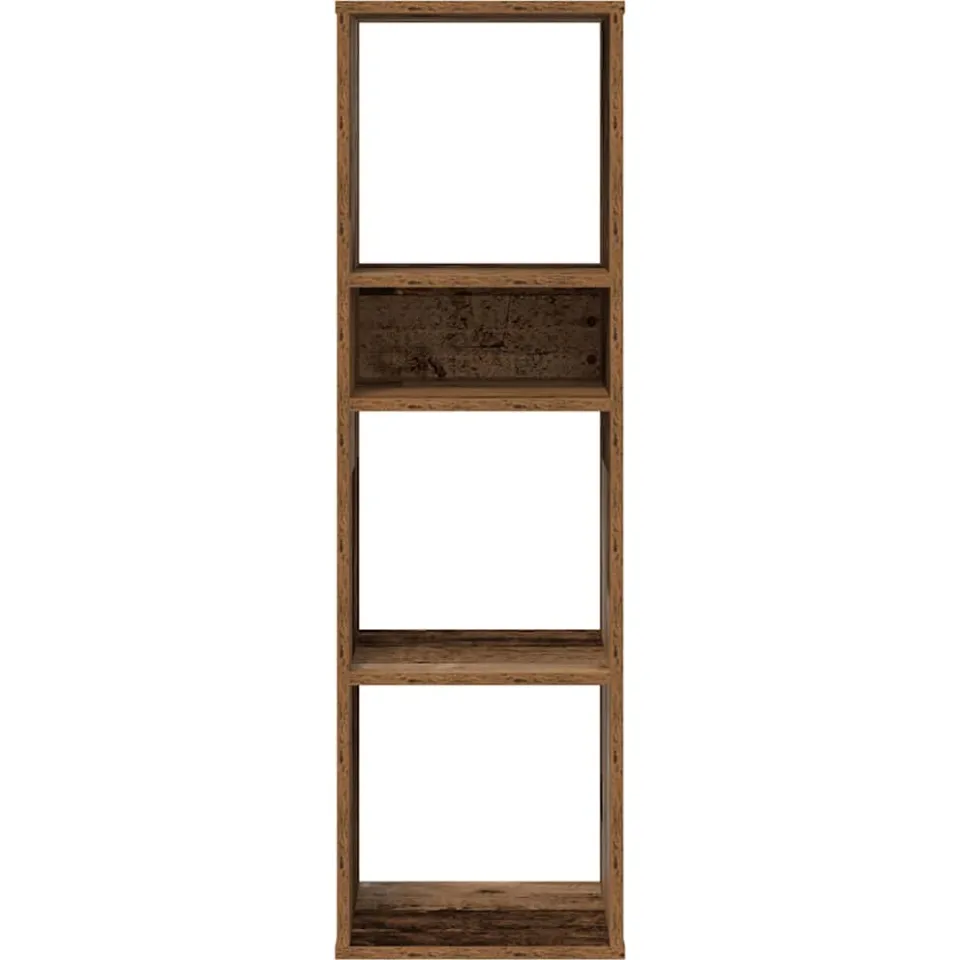 vidaXL Boekenkast 34x31x112 cm bewerkt hout oud houtkleurig bruin, foto 3