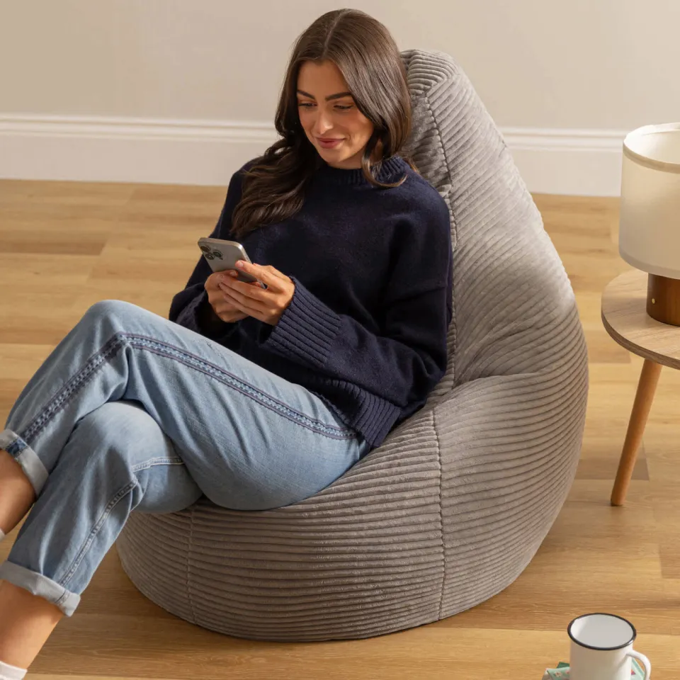 Icon Zitzak Fauteuil Dalton grijs, foto 5