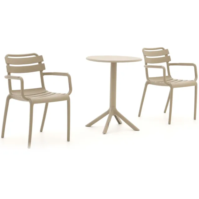 Forza Furniture Forza Vico/Rieti ø60cm balkonset 3-delig, foto 2