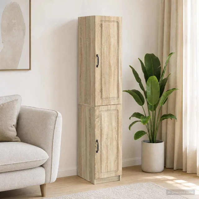 vidaXL Kastenset 2 st Sonoma Eiken Bewerkt hout Bruin