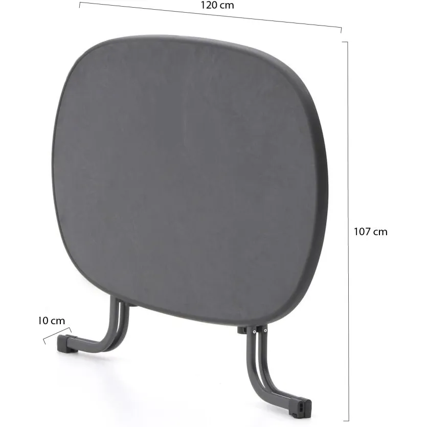 Sieger Mecalit klaptafel 140x90x72cm grijs, foto 3