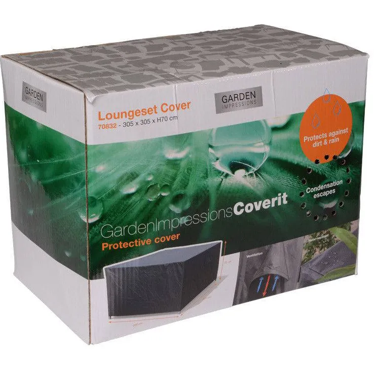 Garden Impressions Coverit loungeset beschermhoes donkergrijs, foto 2