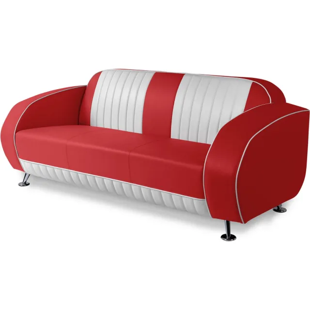 Bel Air Retro Bank SF-02CB G63 Ruby donkerrood