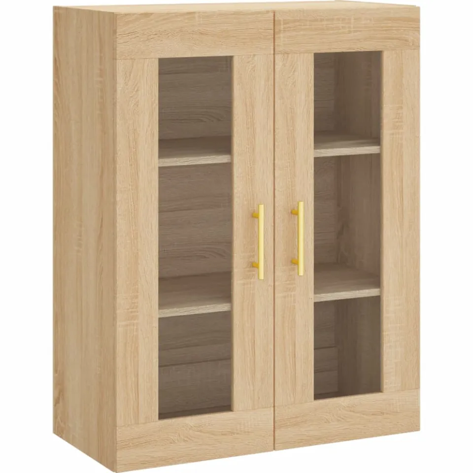 vidaXL Hangkasten 2 st bewerkt hout sonoma eikenkleurig, foto 4