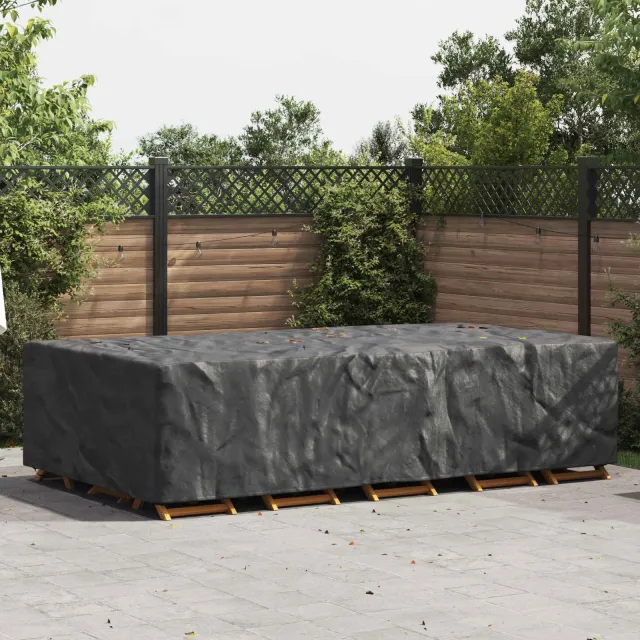 vidaXL Meubelhoes Effen Zwart 305 x 190 x 85 cm