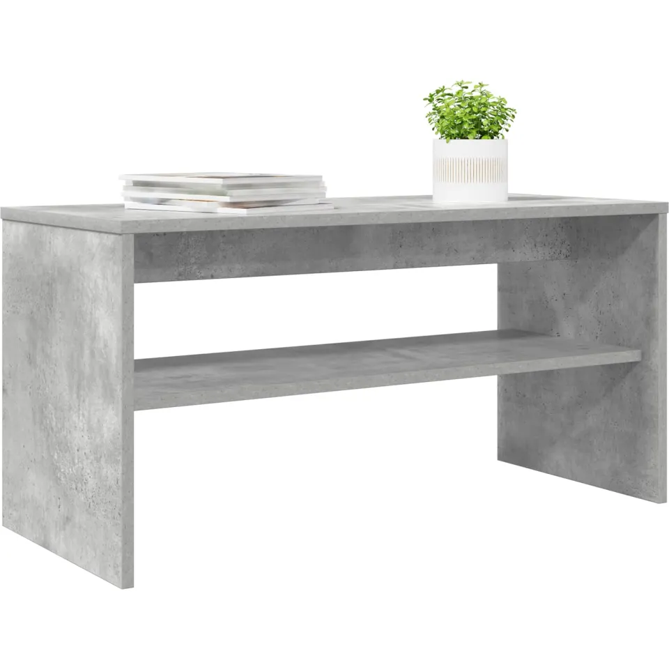 vidaXL TV-kast 80 x 35 x 40 cm Beton Grijs Bewerkt hout