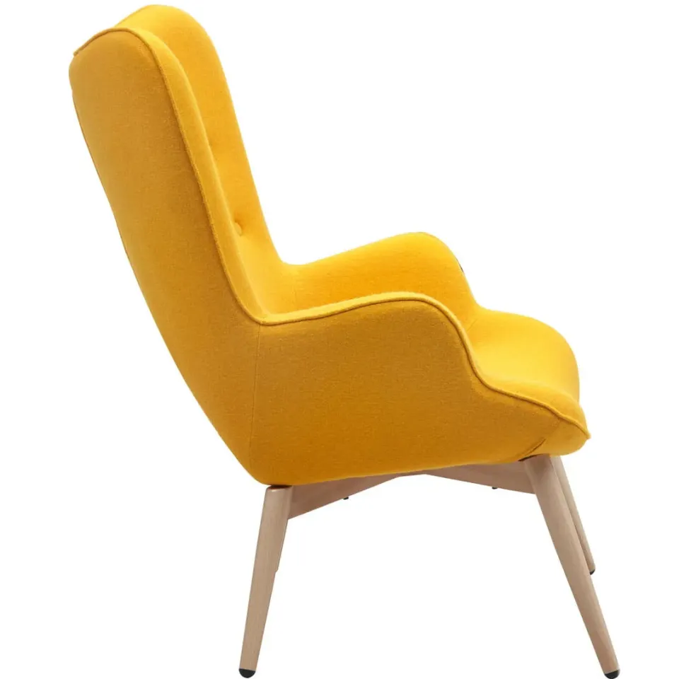 fauteuil Kiki geel, foto 2