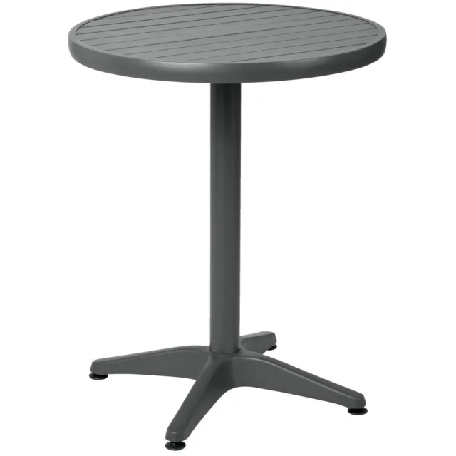 PULSIVA Terrastafel Malvena rond; 72x60 cm (HxØ); antraciet; rond