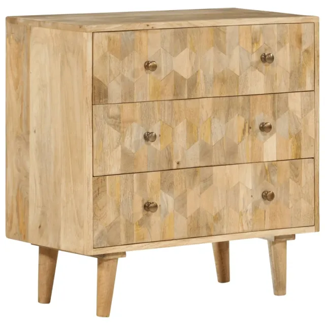 vidaXL Ladekast 70x35x70 cm massief mangohout Bruin