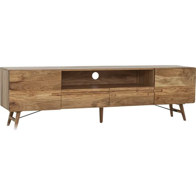 Tower Living Aura TV cabinet 2 drs 2 drws 210x40x60 - nature Naturel